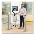 Office Desks & Workstations | Fellowes Mfg Co. 9650001 Levado 48 in. x 24 in. High Pressure Laminate Table Top - Gray Ash image number 5
