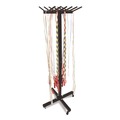 Office Filing Cabinets & Shelves | Champion Sports JRS12M 23 in. x 23 in. x 65 in. Portable Jump Rope Metal Rack - Black image number 2