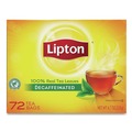 Food Service | Lipton EKT00503 Tea Bags - Decaffeinated (72/Box) image number 1