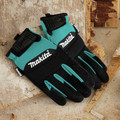 Work Gloves | Makita T-04210 Genuine Leather-Palm Performance Gloves - Medium image number 4