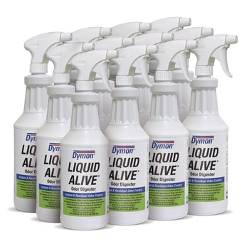 ITW Dymon LIQUID ALIVE 32 oz. Bottle Odor Digester (12/Carton)