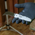 Klein Tools 44006 2-5/8 in. Hawkbill Blade Aluminum Handle Electricians Pocket Knife image number 3