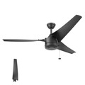 Ceiling Fans | Prominence Home 51637-45 52 in. Talib Contemporary Outdoor Ceiling Fan - Matte Black image number 0