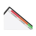 Office Jansan | Avery 16740 5-Tab 11 in. x 8.5 in. Easy View Plastic Dividers with Multicolored Tabs and Sheet Protector - Clear (1-Set) image number 1