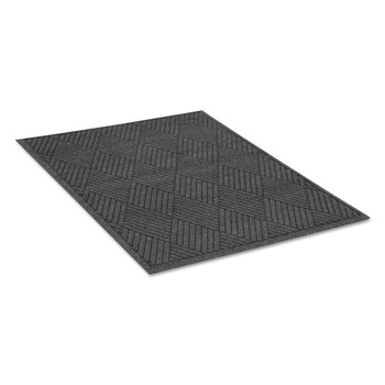 Guardian 48 in. x 96 in. EcoGuard Diamond Rectangular Floor Mat - Charcoal