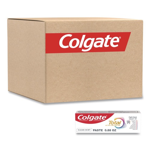Cleaning & Janitorial Supplies | Colgate-Palmolive Co. 61044324 Total 0.88 oz. Toothpaste - Coolmint (24/Carton) image number 0