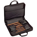 Screwdrivers | Klein Tools 33528 9-Piece 1000V Insulated Slotted and Phillips Screwdriver Set image number 3