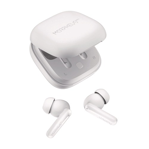 Office Electronics & Batteries | Morpheus 360 TW2750W Nemesis ANC Wireless Noise Cancelling Earbuds - White image number 0