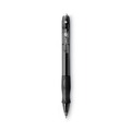 Office Jansan | BIC RLC11 BLK Gel-ocity 0.7 mm Medium Gel Pen - Black Ink/Translucent Black Barrel (1-Dozen) image number 1