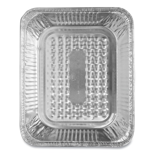 Food Service | Handi-Foil 8450 10.38 in. x 12.75 in. x 2.19 in. JIF-FOIL Half-Steam Table Pan (100/Carton) image number 0