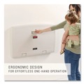 Labor Day Sale! Save $30 off $199! | Rubbermaid Commercial FG781888LPLAT 33.5 in. x 21.5 in. Sturdy Station 2 Baby Changing Table - Platinum image number 2