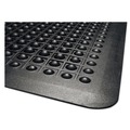  | Guardian 24030500 Flex Step 36 in. x 60 in. Rubber Polypropylene Anti-Fatigue Mat - Black image number 3
