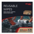 Cleaning & Janitorial Supplies | WypAll 41100 X70 Flat Sheet 14.9 in. x 16.6 in. Cloths - White (300/Carton) image number 6