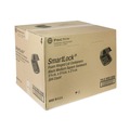 Food Service | Pactiv Corp. YHLB06000000 SmartLock 5.75 in. x 5.75 in. x 3.25 in. Sandwich Foam Hinged Lid Container - Black (504/Carton) image number 3