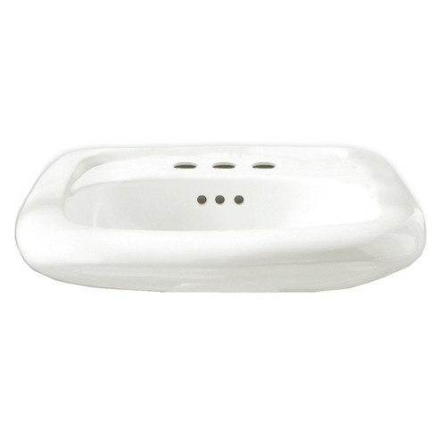 Fixtures | American Standard 0958.008EC.020 Murro Wall Mount Porcelain Bathroom Sink (White) image number 0