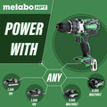 Drill Drivers | Factory Reconditioned Metabo HPT DS18DBL2Q4MR 18V Brushless Lithium-Ion Cordless Drill Driver (Tool Only) image number 5