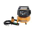 Nail Gun Compressor Combo Kits | Factory Reconditioned Bostitch BTFP72665-R 18 Gauge Brad Nailer and 6 Gallon Oil-Free Pancake Air Compressor Combo Kit image number 0
