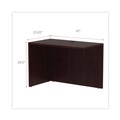 Labor Day Sale! Save $30 off $199! | Alera ALEVA354224MY 42 in. x 23.63 in. x 29.5 in. Valencia Series Reversible Return/Bridge Shell - Mahogany image number 7