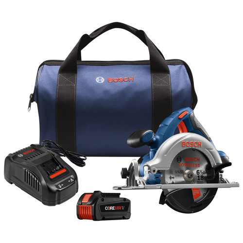Circular Saws | Bosch CCS180-B14 18V 6-1/2 In. Circular Saw Kit with CORE18V Battery image number 0