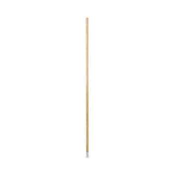 Boardwalk 1.13 in. Diameter x 54 in. Lacquered Wood Lie-Flat Screw-In Mop Handle - Natural