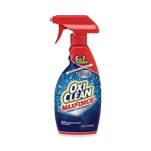 Cleaning & Janitorial Supplies | OxiClean 57037-00070 12oz Spray Bottle Max Force Stain Remover (12/Carton) image number 0