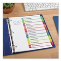  | Avery 11842 1 - 10 Tab 11 in. x 8.5 in. Customizable TOC Ready Index Divider Set - Multicolor (1 Set) image number 5