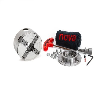 NOVA 12-Piece PRO-TEK G3 Insert Type Wood Turning Chuck and Jaws Set