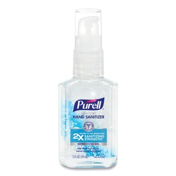 PURELL 2 oz Advanced Hand Sanitizer Refreshing Gel - Clean Scent (24/Carton)