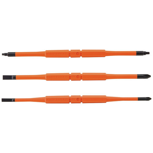 Klein Tools 13157 3-Piece Screwdriver Blades/Insulated Double-End Replacements for Klein Insulated Screwdrivers image number 0