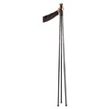 Office Jansan | Quartet 27E 25 in. - 63 in. High Heavy-Duty Steel Adjustable Instant Easel Stand - Black image number 2