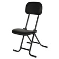  | Alera ALECS612 300 lbs. 27.5 in. Alera IL Series Height-Adjustable Folding Stool - Black image number 2