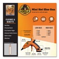 Specialty Tools | Gorilla Glue 115887 Dual Temp Mini Hot Glue Gun - Orange/Black image number 3