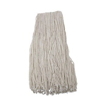 Boardwalk 24 oz. Rayon Premium Cut-End Wet Mop Heads - White (12/Carton)