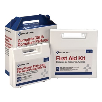 First Aid Only 228-CP 229-Piece ANSI/OSHA Compliant First Aid Kit for 50 People