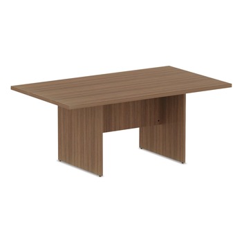 Alera ALEVA717242WA 70.88 in. x 41.38 in. x 29.5 in. Valencia Series Rectangular Conference Table - Modern Walnut