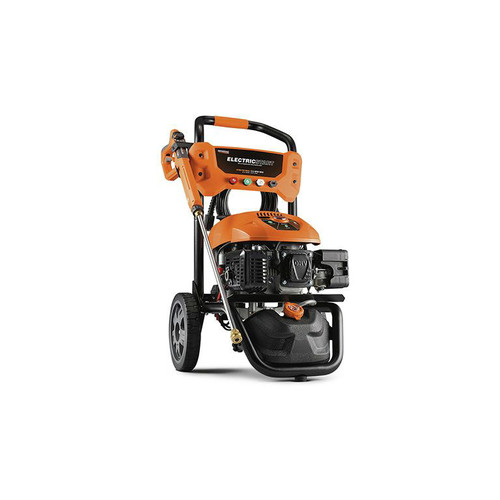Pressure Washers | Generac 7132 3100 PSI/2.5 GPM Gas Pressure Washer Li-Ion Electric Start with PowerDial Spray Gun, 25 ft. Hose and 4 Nozzles image number 0