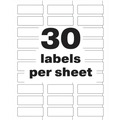  | Avery 60530 PermaTrack 0.75 in. x 2 in. Laser Printers Tamper-Evident Asset Tag Labels - White (240/Pack) image number 4