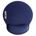 Office Jansan | Allsop 30206 9 in. x 10 in. MousePad Pro Memory Foam Mouse Pad with Wrist Rest - Blue image number 1
