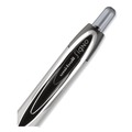 Pens | uni-ball 1736097 Signo 207 Medium 0.7 millimeter Retractable Needle Point Gel Pen - Black Ink/Clear/Black Barrel (1-Dozen) image number 3