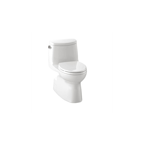 Fixtures | TOTO MS614114CEFG#01 Carlyle II Elongated 1-Piece Floor Mount High Efficiency Toilet (Cotton White) image number 0