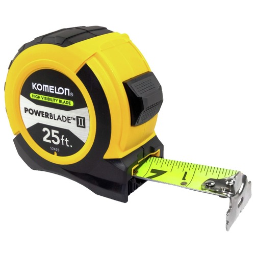 Tape Measures | Komelon 52435 25 ft. ABS Power Blade Tape Measure image number 0