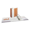 Office Jansan | Avery 09901 11 in. x 8.5 in. 3 Rings 5 in. Capacity Durable View Binder with DuraHinge and EZD Rings - White image number 1