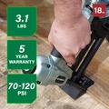 Metabo HPT Clearance | Metabo HPT N4004ABM 18-Gauge 1/4 in. Crown Flooring Stapler image number 2