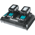 Chargers | Makita DC18RD 18V Lithium-Ion Dual Port Rapid Optimum Charger image number 3