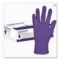 Disposable Gloves | Ansell KCC 55080 6 mil Thick 9.5 in. Long Powder-Free PURPLE NITRILE Exam Gloves - Extra Small, Purple (100/Box) image number 3