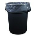 Trash Bags | Boardwalk H8046TCKR01 40 in. x 46 in. 45 gal. 0.9 mil Low-Density Waste Can Liners - Clear (100/Carton) image number 4