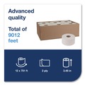 Toilet Paper | Tork 11020602 3.48 in. x 751 ft. Septic Safe, 2-Ply Advanced Jumbo Bath Tissue - White (12 Rolls/Carton) image number 2