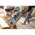 Hitachi UU240R Fold and Roll Portable Miter Saw Stand