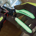 Cable and Wire Cutters | Klein Tools 11055GLW High-Visibility Klein-Kurve 10 - 18 AWG Solid/ 12 - 20 AWG Stranded Wire Stripper/ Cutter image number 5
