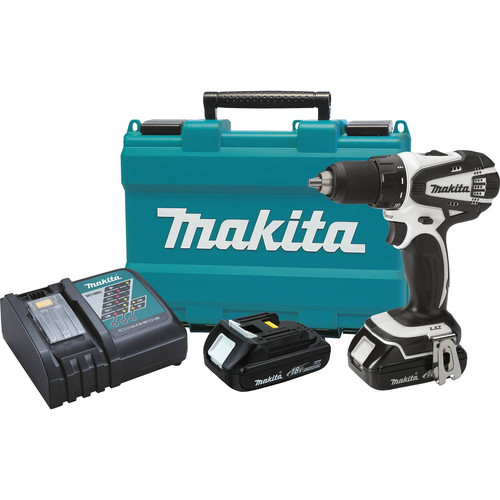 Drill Drivers | Factory Reconditioned Makita LXFD01CW-R 18V Lithium-Ion 2-Speed Compact 1/2 in. Cordless Drill Driver Kit image number 0